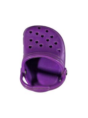 Replacement Right Shoe Purple Sophia Polliwog Doll Heart Cutouts Strap